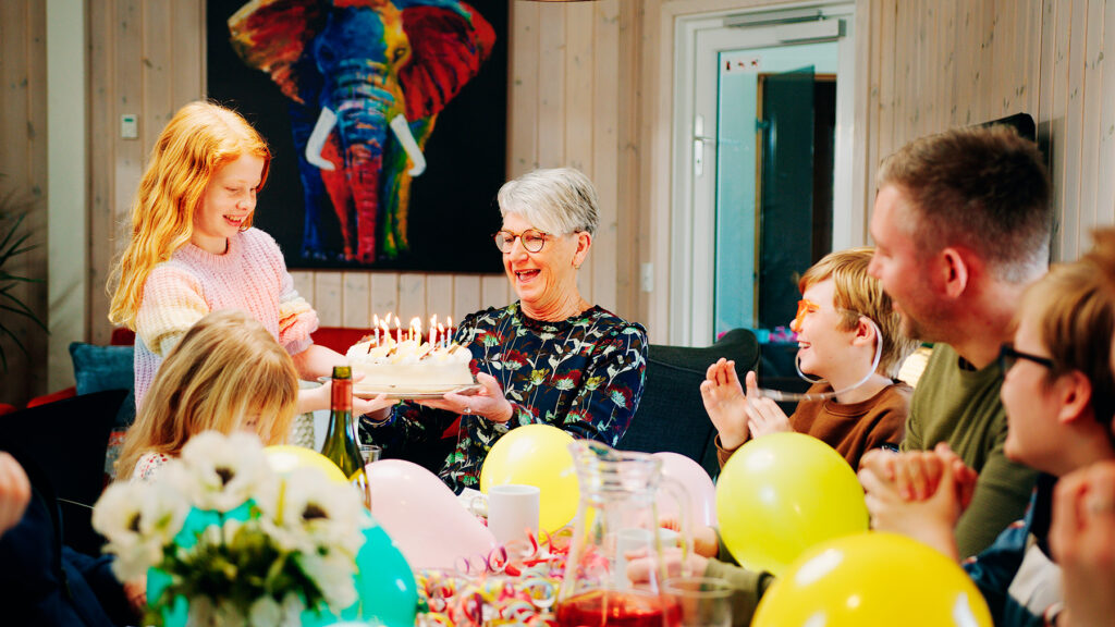 Celebration in the vacationhouse