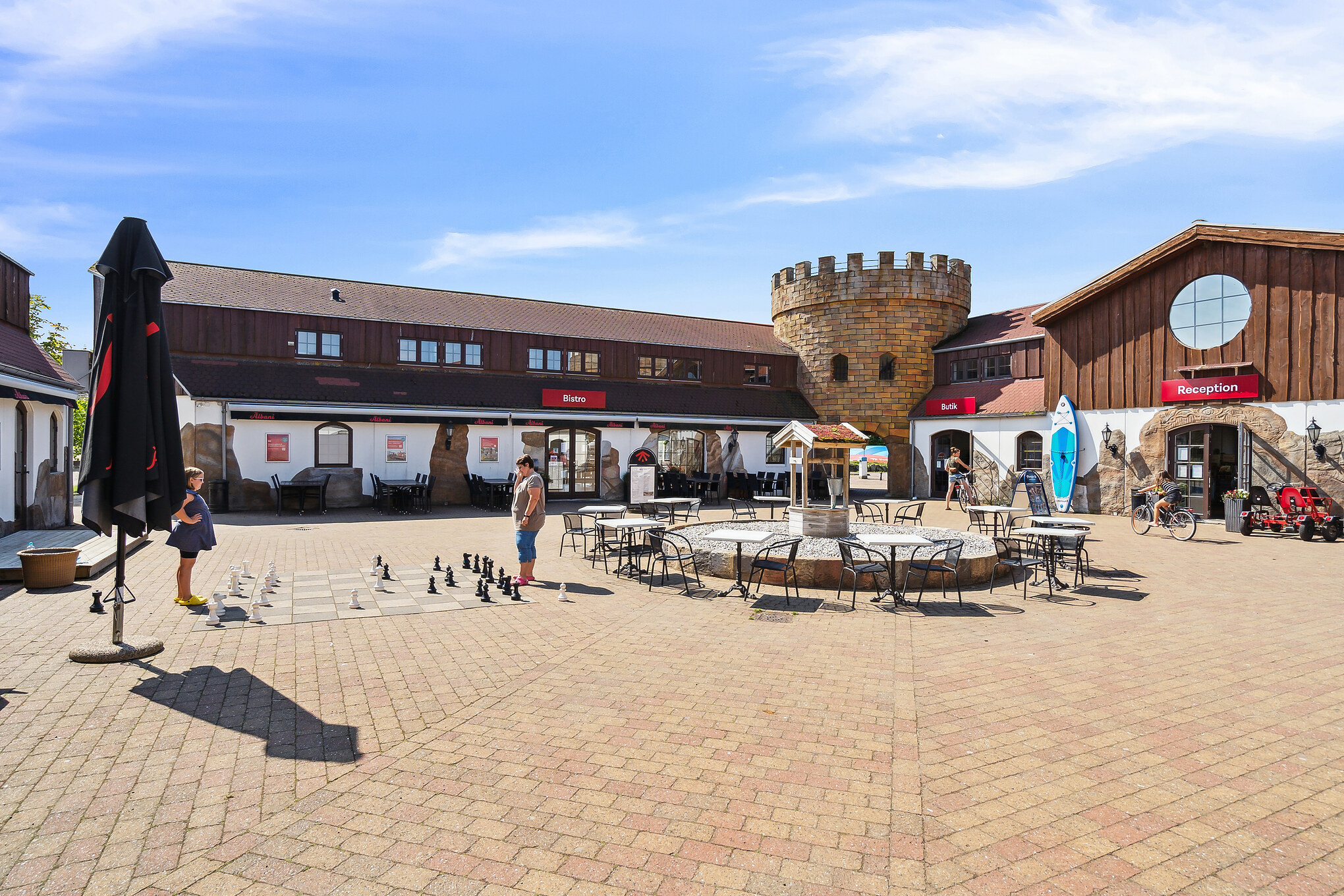 Square at Hasmark Strand